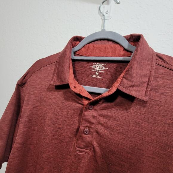 GH Bass Co Polo Mens M Shirt Short Sleeve Business Casual Golf Light - Picture 3 of 5